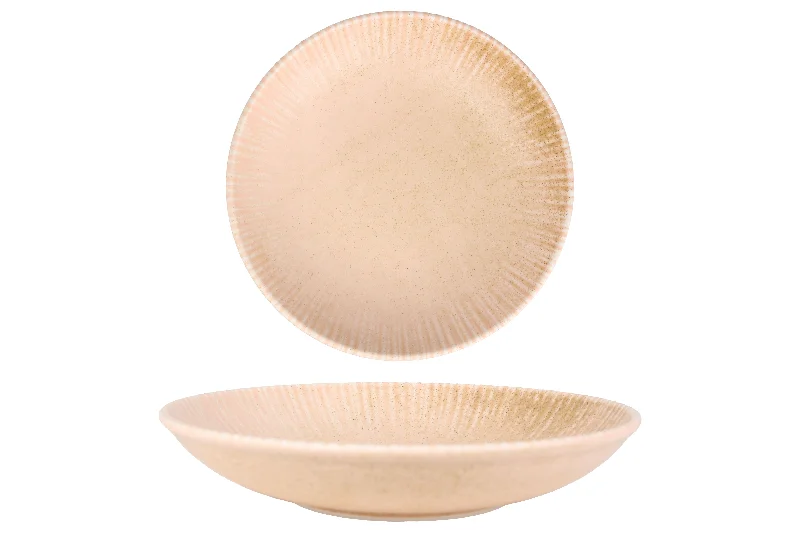 bamboo dinner plates -Adel Deep Plate 25 cm (1140cc)