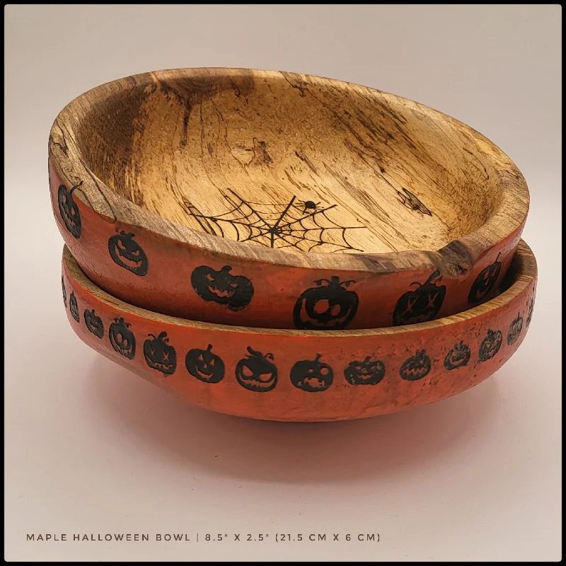 outdoor serving platters -Medium sized Halloween bowls