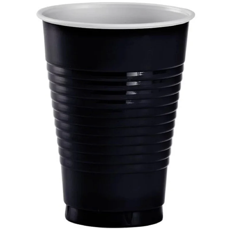 photo coffee mugs for gifts -Hanna K. Signature Plastic Cups Black 18 oz