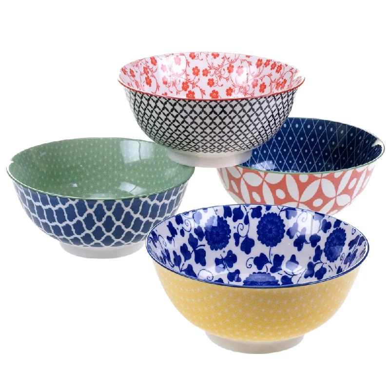 environmentally friendly dinnerware -Certified International Mix & Match Soho Bowls (Set of 4)