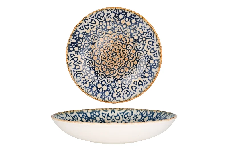 premium wooden dinner plates -Alhambra Deep Plate 23 cm (1000cc)