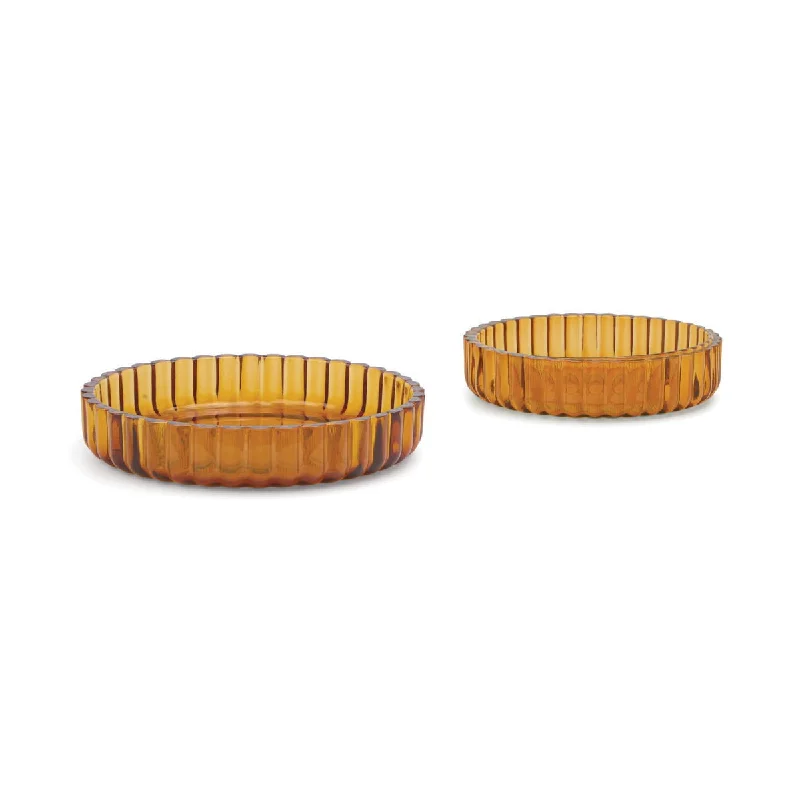 camping dinnerware sets -Here's How The Mookie and Lenny Nesting Plates (Set of 2)