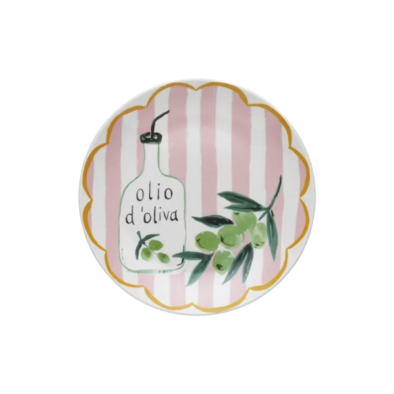 bamboo dinner plates -Porto Cucina Side Plate Olive 20cm