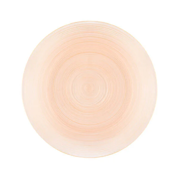 large plastic cups for events -Peach Transparent Round Plastic Plates - Crystal Design