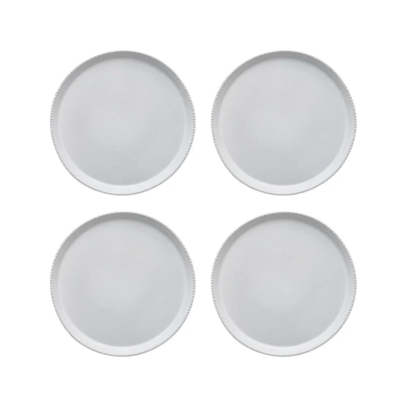 biodegradable plastic dinnerware -Ecology Solis Dinner Plates Milk 27.5cm (Set of 4)