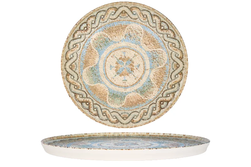 non-slip serving trays -Celest Diner Plate 26 cm