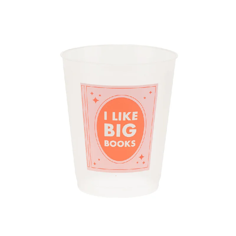 unique coffee cups for office -Book Club "I Like Big Books" Flex Cups