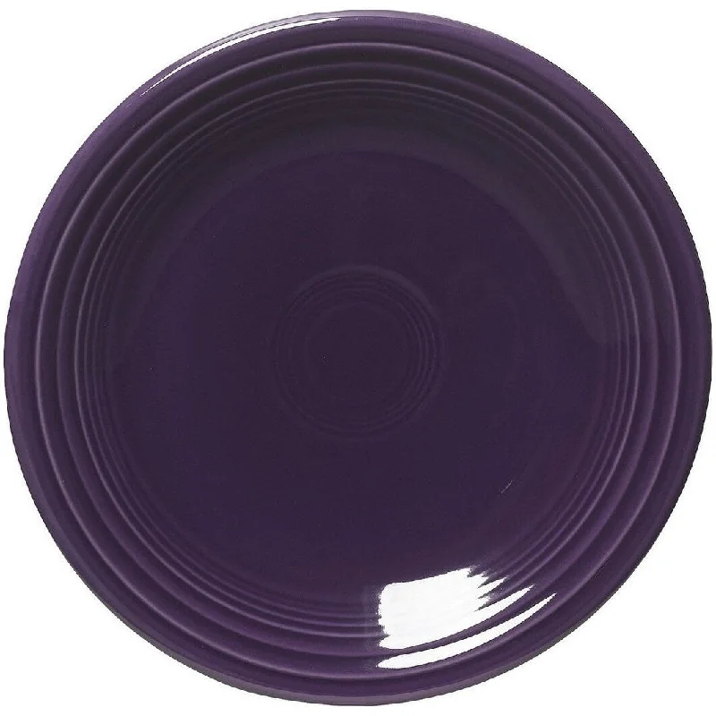 dishwasher safe dinner plates -Fiesta Collectibles Dinnerware Dinner Plate Plum 10-12 inches - Purple - 9.8 x 9.5 x 1.5