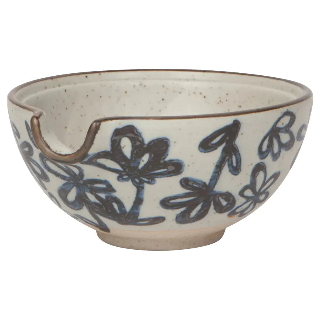 dinnerware for family gatherings -Organic Daisy Print Small Mixing Bowl, 5.75 inch