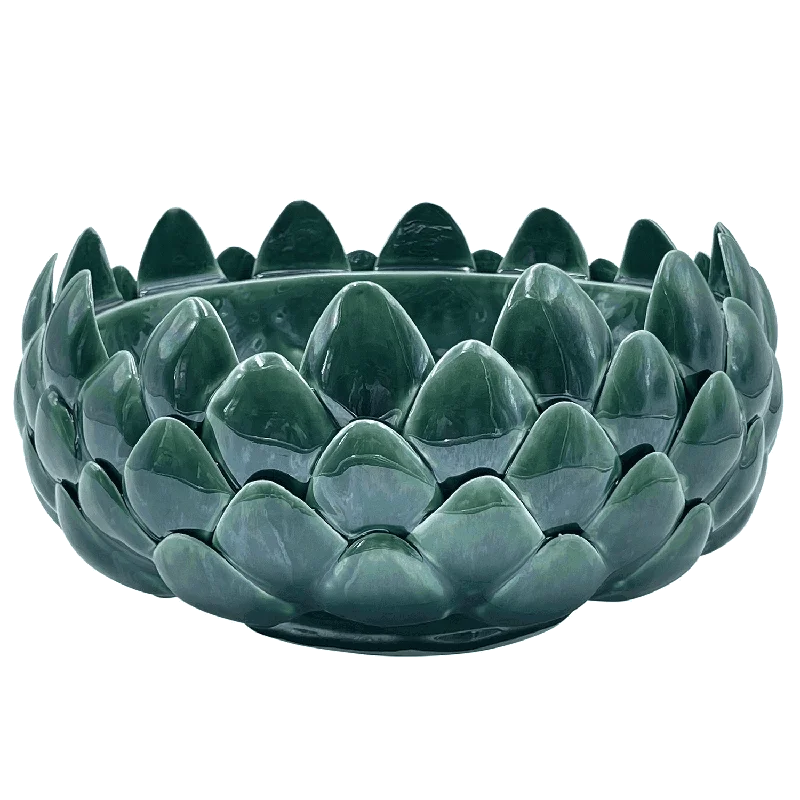 colorful plastic cutlery -Extra Large Green Artichoke Bowl