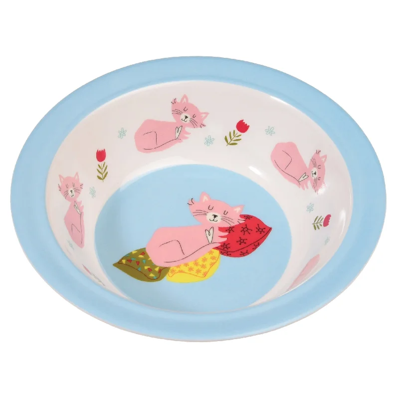 large ceramic serving bowls -Rex Cat's Life Melamine Bowl