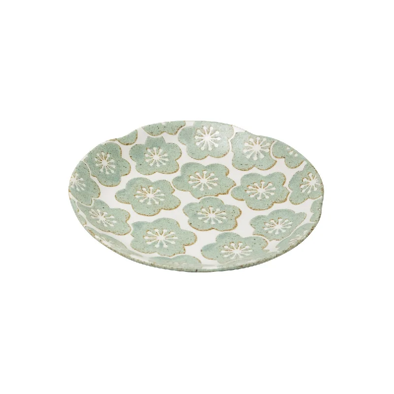 outdoor disposable cutlery -Concept Japan Tsukinose Blossom Dinner Plate Sage