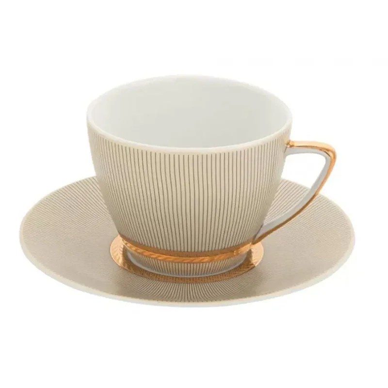 ceramic mugs for tea -Pharaon Teacup and saucer