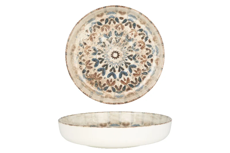 kids serving plates with designs -Aztec Deep Plate 19 cm (500cc)