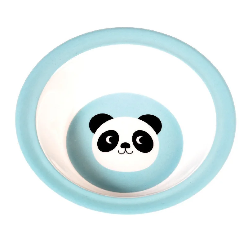 non-slip serving trays -Rex Miko The Panda Melamine Bowl