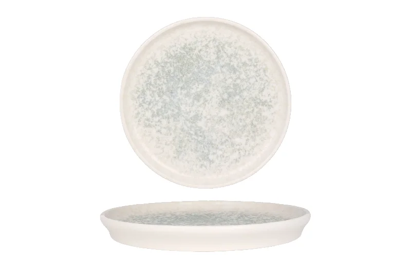 high-end glass dinner plates -Lunar Ocean Desert Plate 16 cm