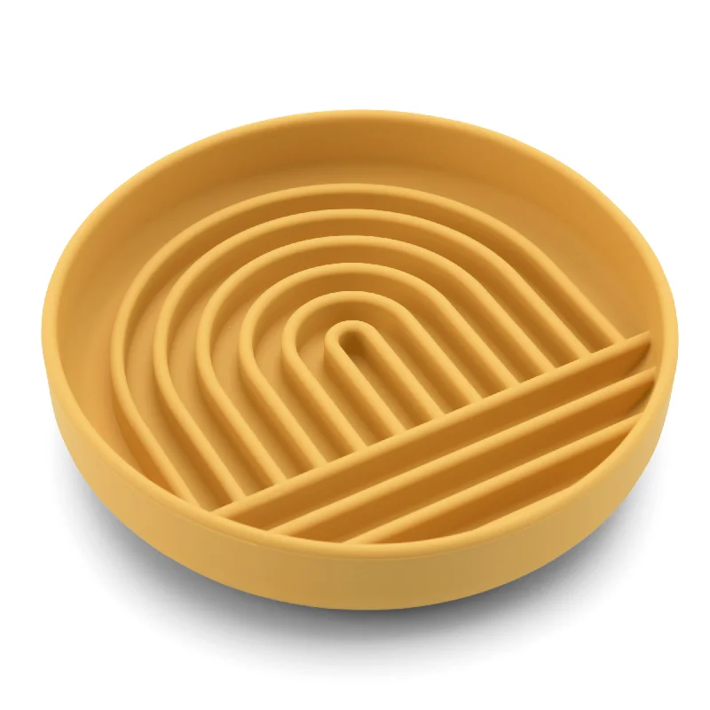 wooden serving bowls -The Slowdown Bowl: Slow Feeder & Lick Mat