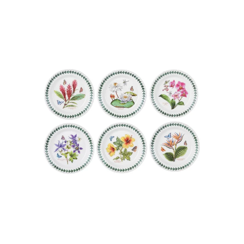 elegant porcelain serving platters -Portmeirion Exotic Botanic Garden Bread & Butter Plate Assorted 18.5cm (price per item)