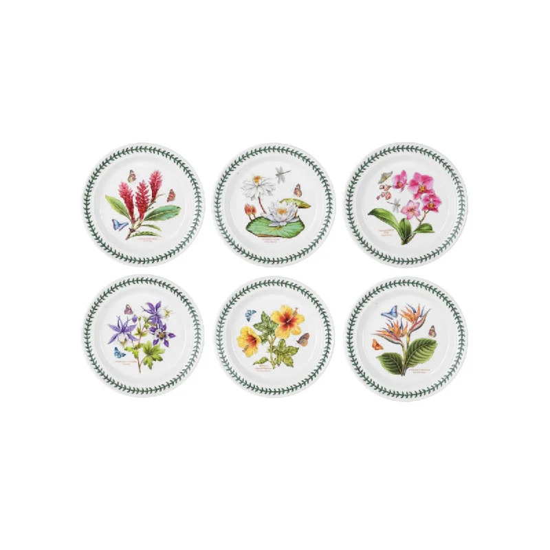 outdoor dining utensils -Portmeirion Exotic Botanic Garden Entrée Plate Assorted 21.5cm (price per item)