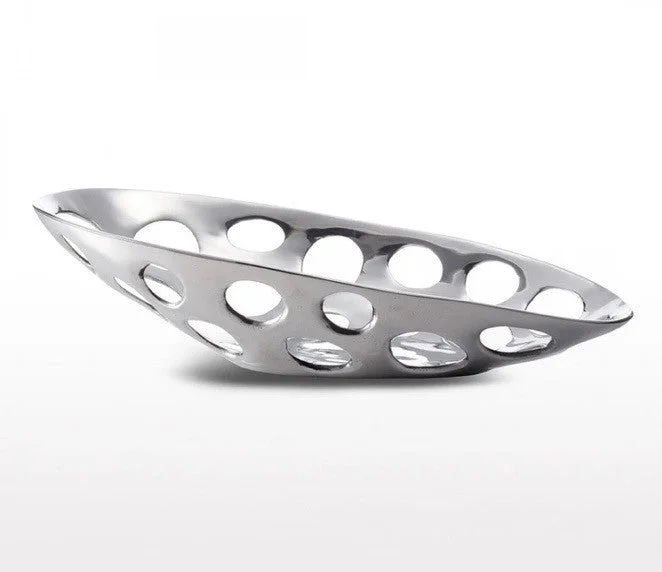 heavy-duty disposable serving platters -Long Passage Bowl- Silver or Gold