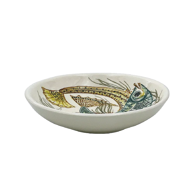 elegant flatware sets for parties -Yellow Aldo Fish Pasta Bowl