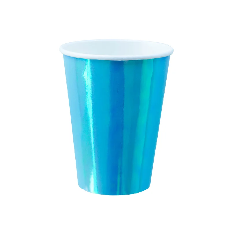 glass coffee tumblers -Posh Bubble Mint 12 oz Cups