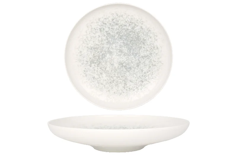 glassware sets for weddings -Lunar Ocean Deep Plate 25 cm (1300cc)