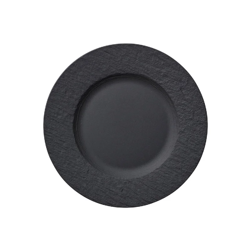 bamboo sushi plates -Villeroy & Boch Manufacture Rock Salad Plate Black 22cm