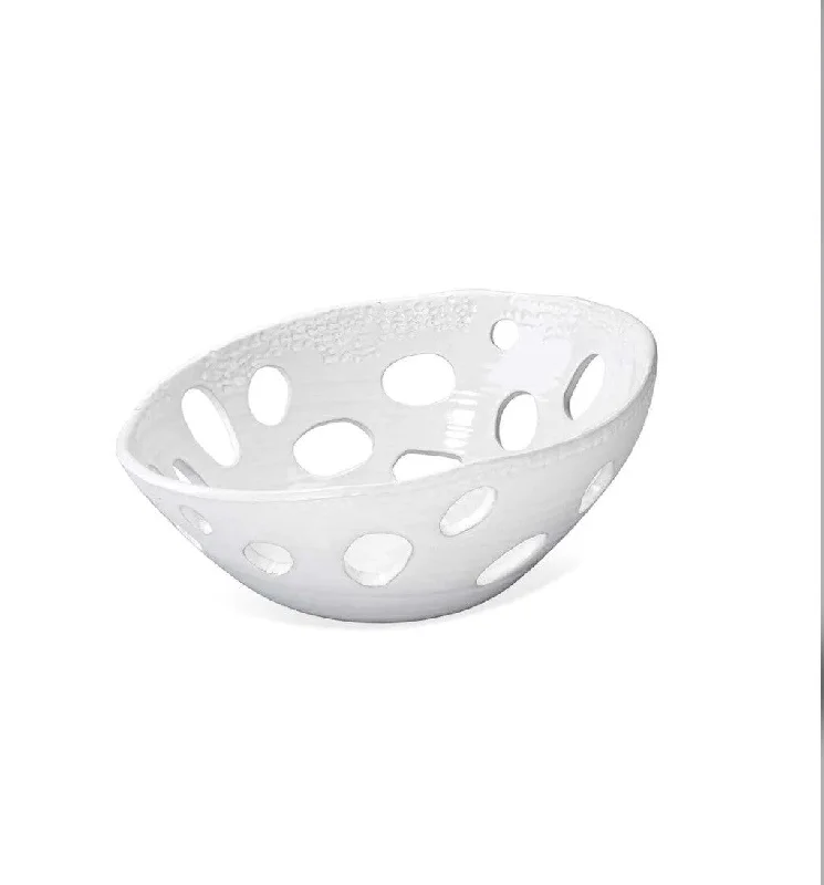 dishwasher safe dinner plates -Crater Asymetrical Bowl