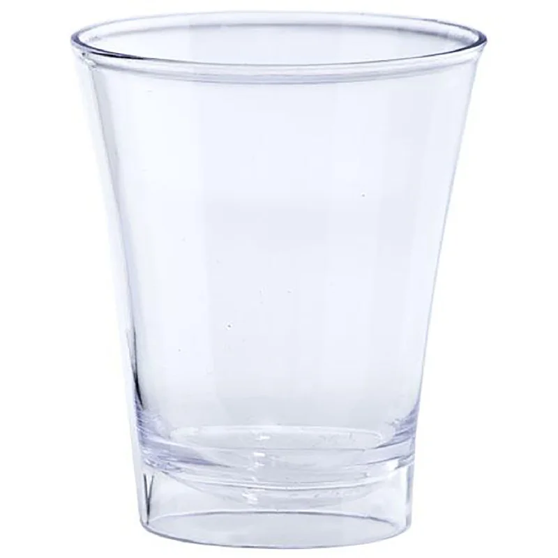 glass tea cups -Plastic XTRA HEAVY WEIGHT Clear Highball Cups 10 oz