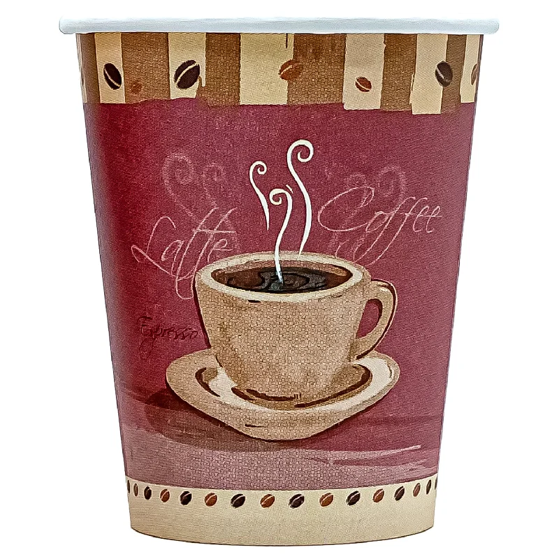 unique coffee cups -BULK Heaven Poly-Paper 8 oz. Hot/Cold Cups