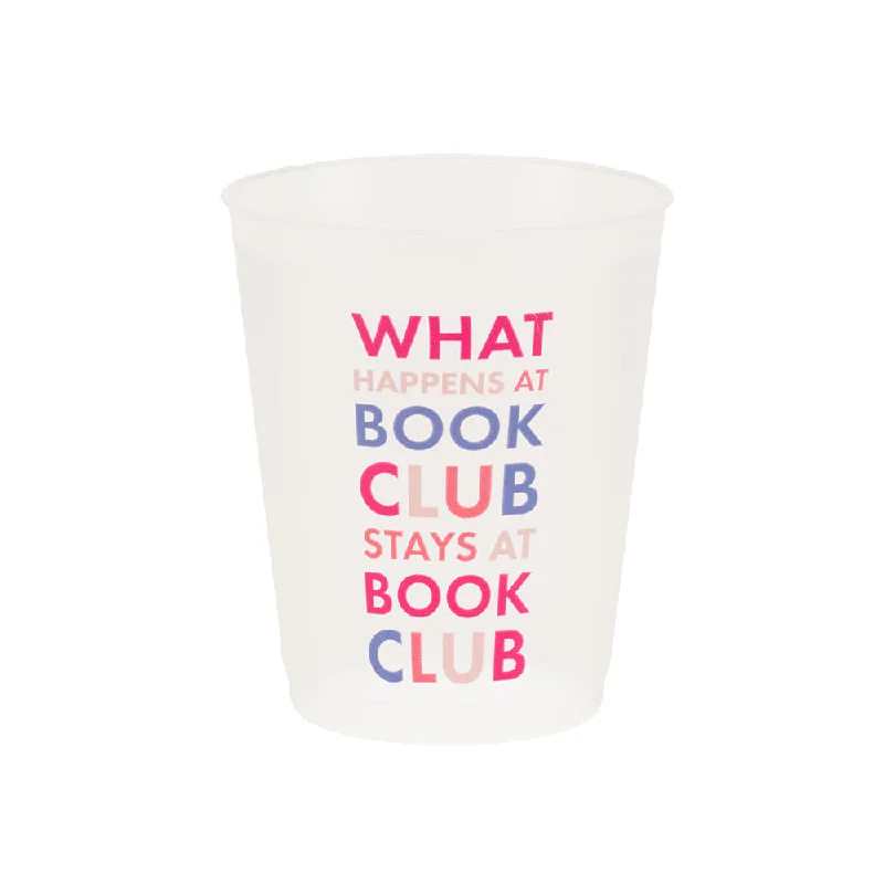 best insulated coffee tumblers -Book Club "What Happens At Book Club" Flex Cups