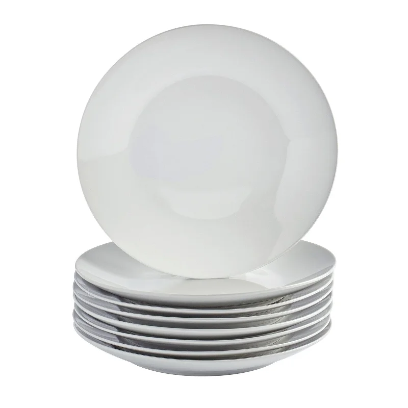 modern cutlery for fine dining -Tabletops Gallery 8pc - 10.5" Round Dinner Plates Value Pack