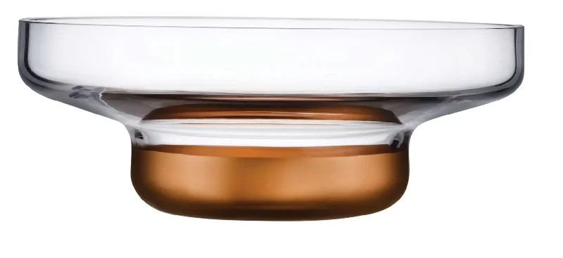 reusable picnic plates -Contour Bowl Copper WIde