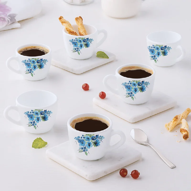 best ceramic mugs for tea -Larah by Borosil Pansy Cup Set