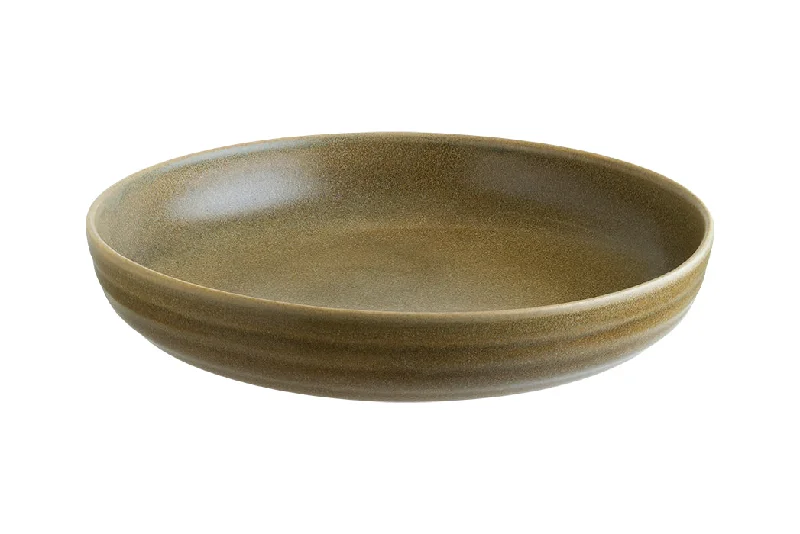 sustainable dinnerware for events -Terra Pott Deep Plate 25 cm (1520 cc)