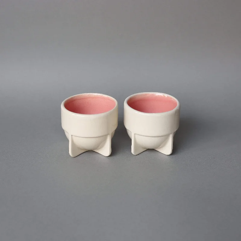 cute mugs for Christmas -Fin Cup Pink (170 ml)(Set of 2)