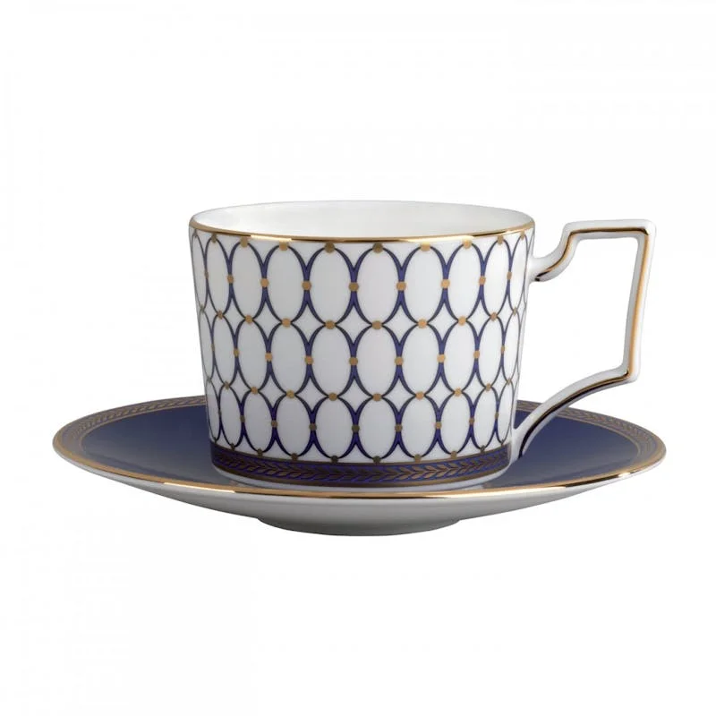 coffee mugs for tea lovers -Wedgwood Renaissance Gold Tea Cup