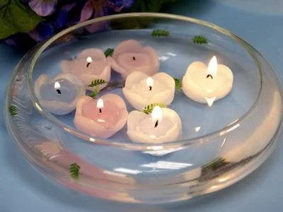 beautiful flower vase -10" Floating Candle Bowl