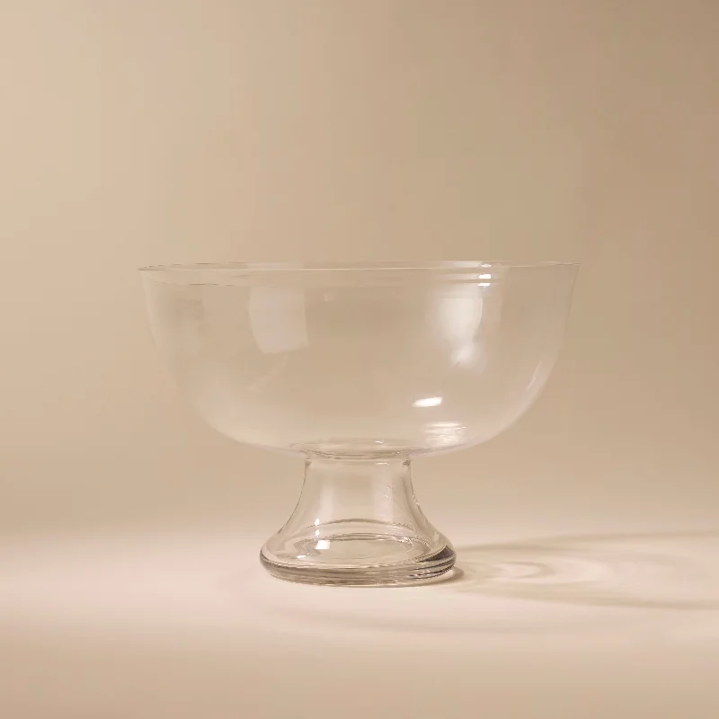 floral pattern vase -Dahlia Bowl | Glass - 34cm