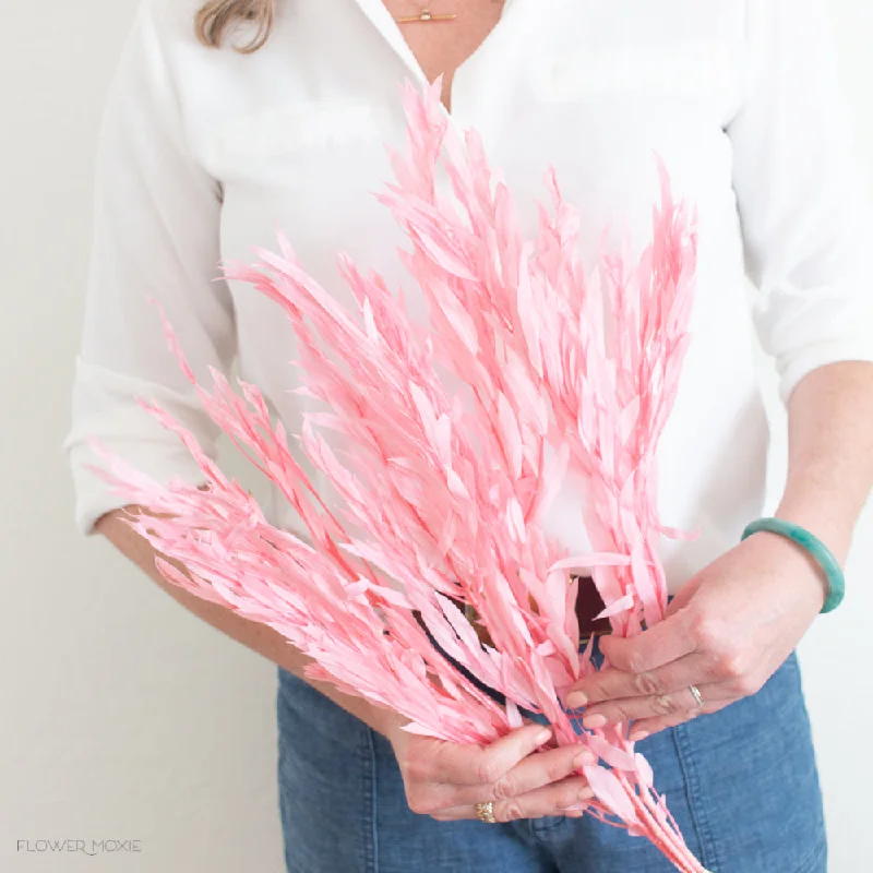 flower vase for dining table -Dried Blush Parvifolia