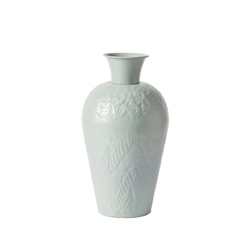 small decorative flower vase -Paloma Green Vase Medium 44x24x24cm