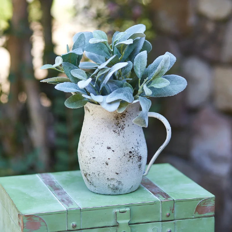 artistic ceramic flower vase -Rustic Cottage Pitcher