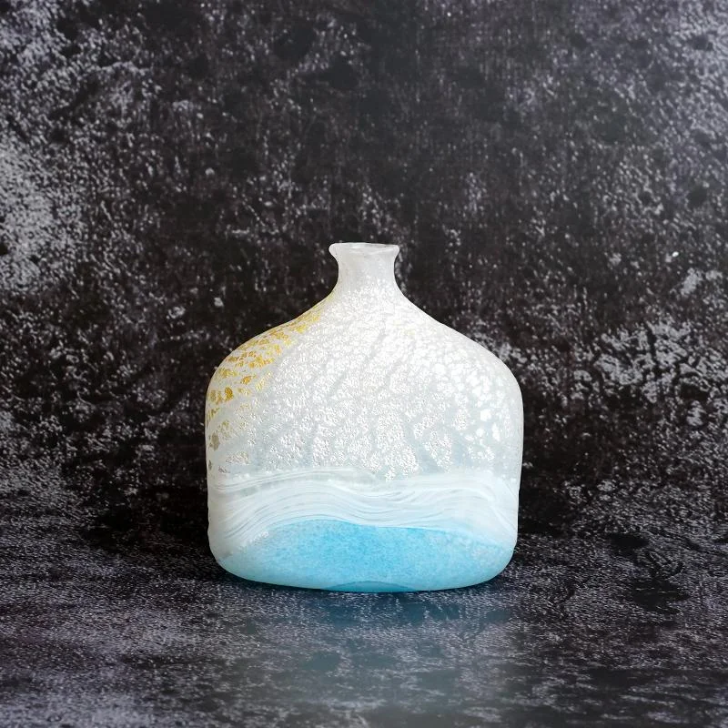 flower vase for decorative purposes -[VASE] KUNPU BLUE | SUN GLASS STUDIO KYOTO | GLASSWORK