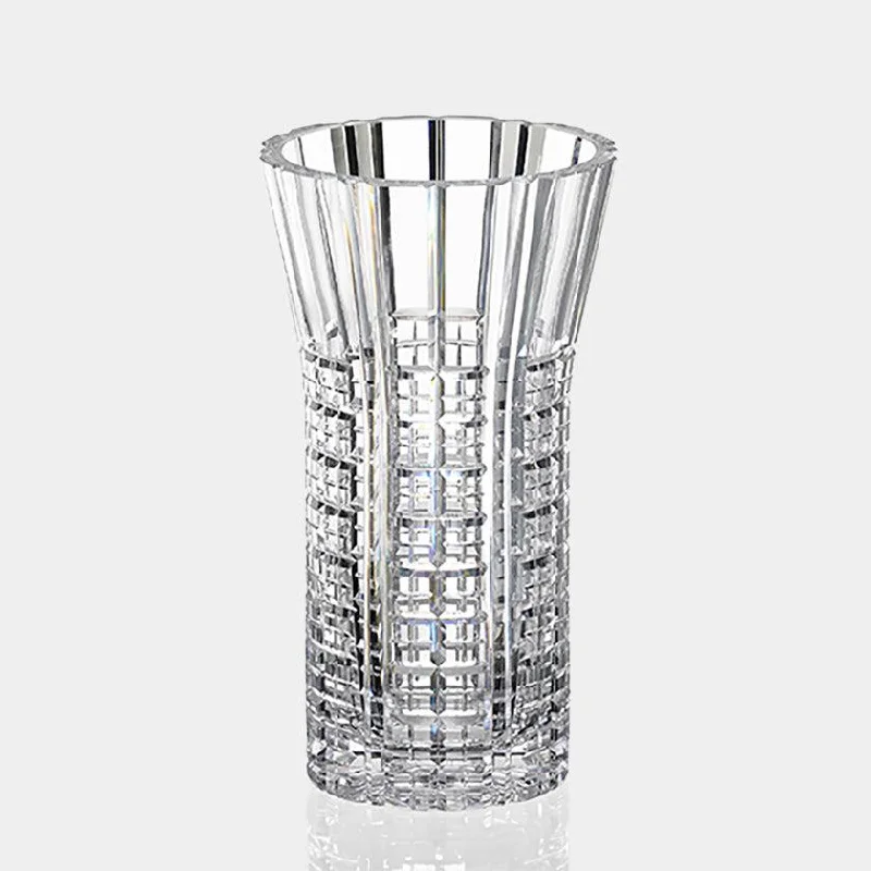 creative modern flower vase -[VASE] FLARED VASE F450-584 | CRYSTAL GLASS | KAGAMI CRYSTAL