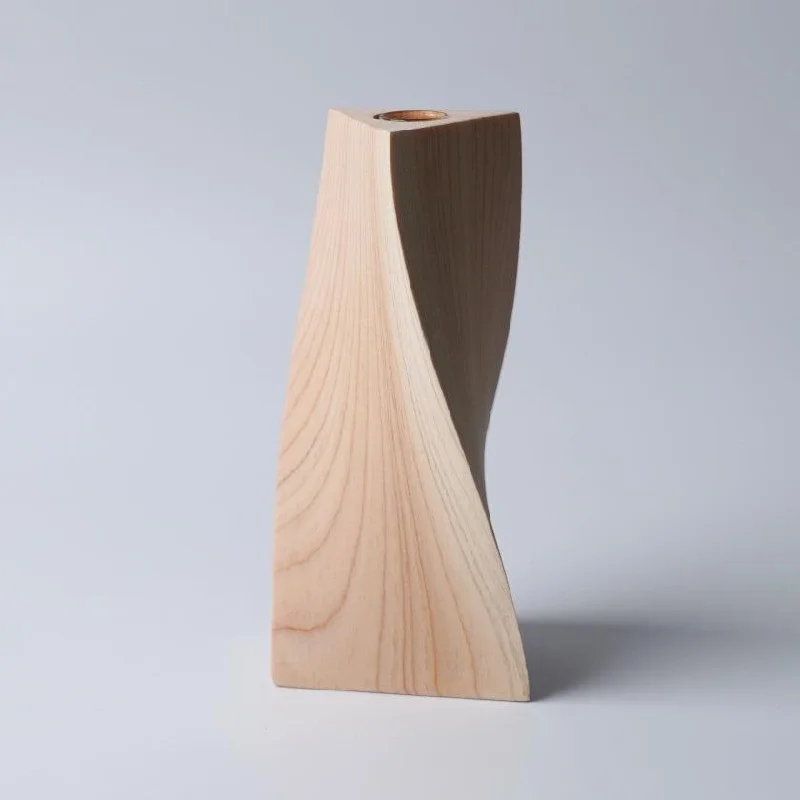 vintage flower vase -[VASE] FLOWER VASE (3FACES S) | WOODWORKING | KINO-SACHI