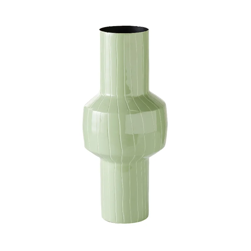 elegant flower vase for modern decor -Sarra Vase Laurel Green 19x19x41cm