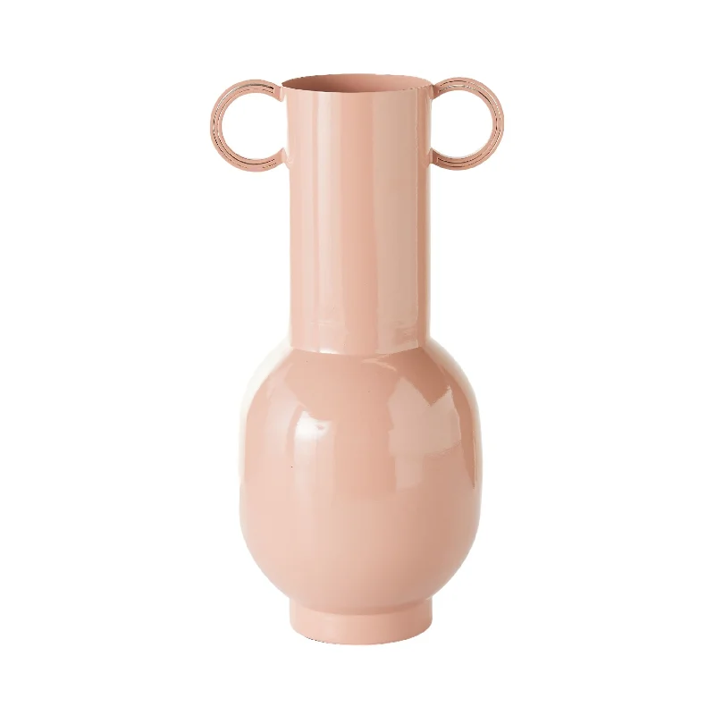 modern decorative flower jar -Sarra Vase Soft Pink 20x23x43.5cm