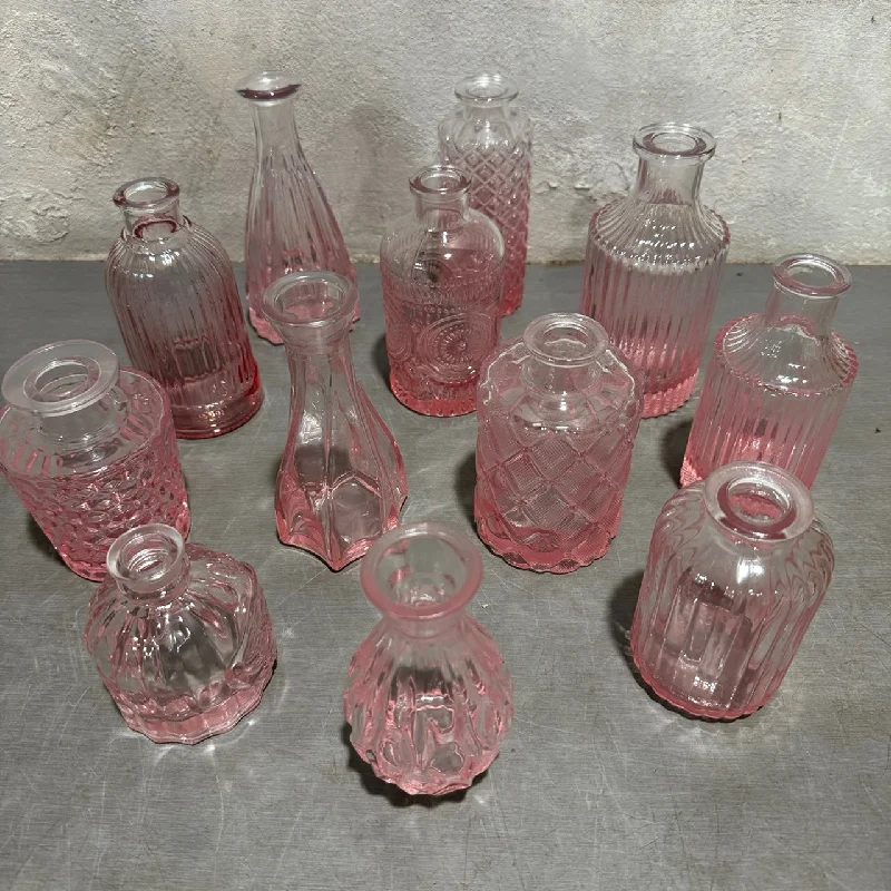 crystal flower vase -Vintage Vase set