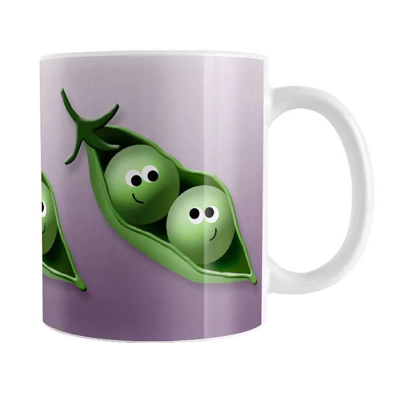 high quality tea cups -2 Peas in a Pod Mug